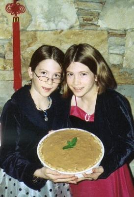 My girls with their raw apple pie